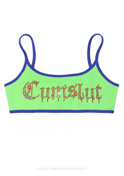 Rhinestone Cxmslxt Y2K Super Crop Cami Cherrykitten