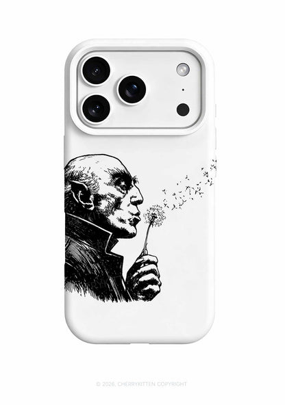 Halloween Vampire Blowing Dandelion Y2K Phone Case Cherrykitten