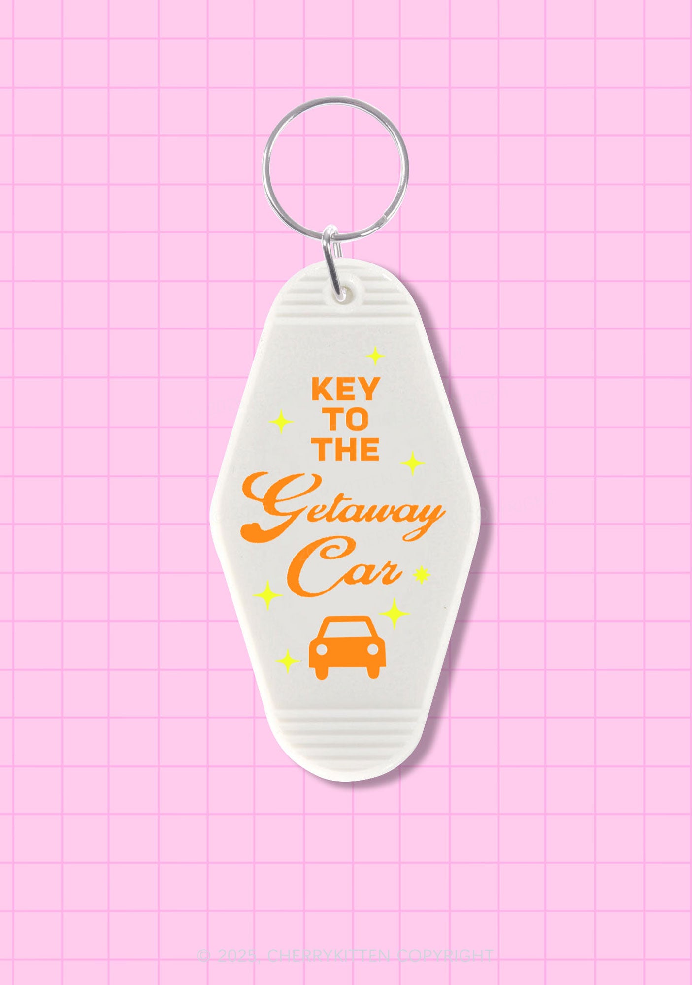 The Getaway Car 1Pc Y2K Hotel Keychain Cherrykitten