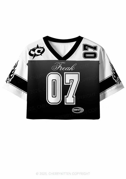 Custom Freak Y2K Crop Sport Jersey Shirts Cherrykitten