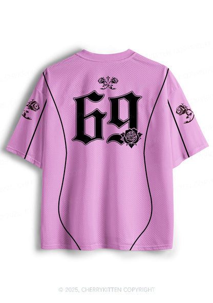 Custom Lesbian Princess Rose Pride Y2K Sport Jersey Shirts Cherrykitten