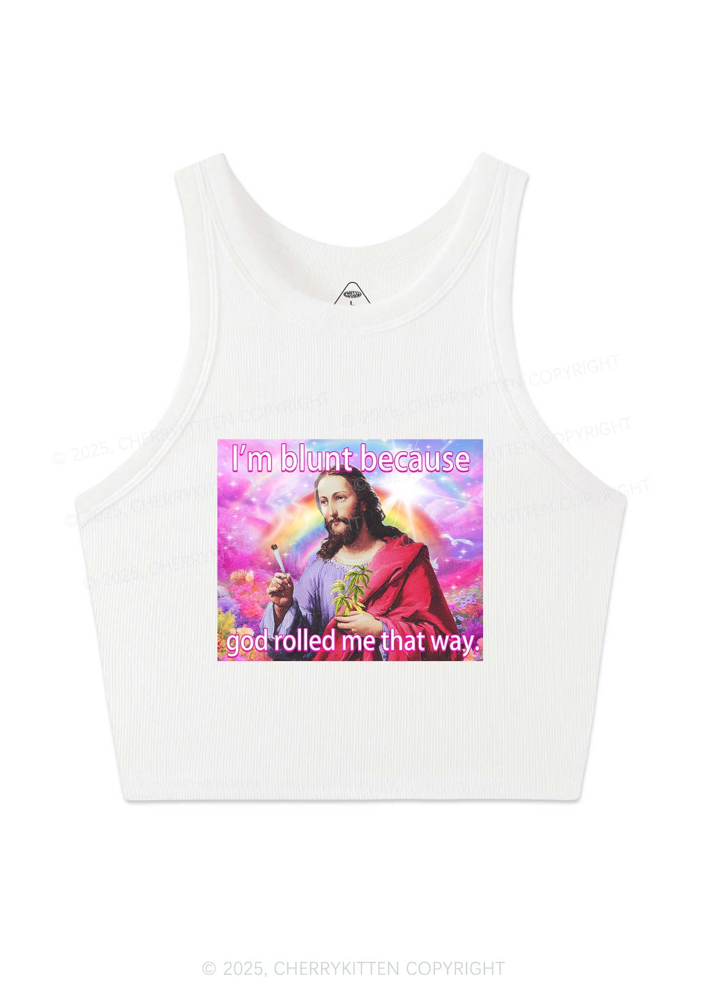 Im Blunt Y2K Crop Tank Top Cherrykitten