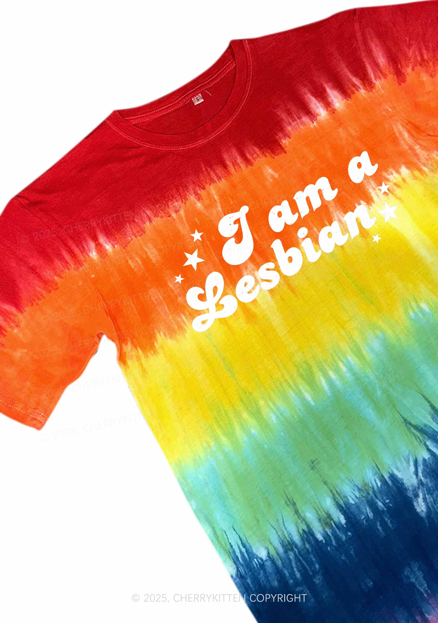 Im Lesbian Pride Y2K Tie Dye Shirts Cherrykitten