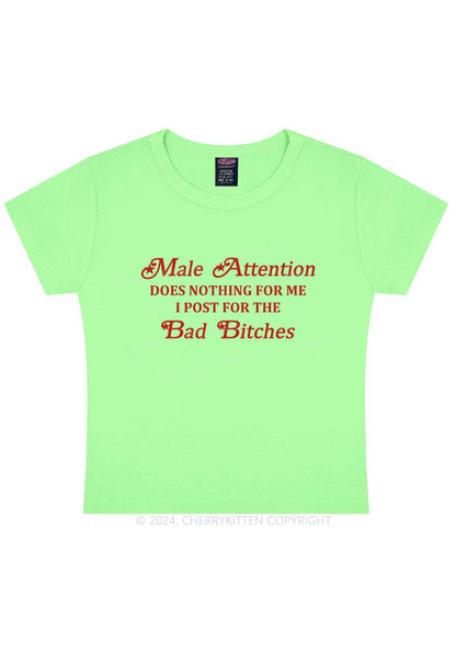 Male Attention Y2K Baby Tee Cherrykitten