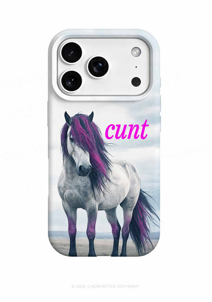 Purple Mane Horse Cxxt Y2K Phone Case Cherrykitten