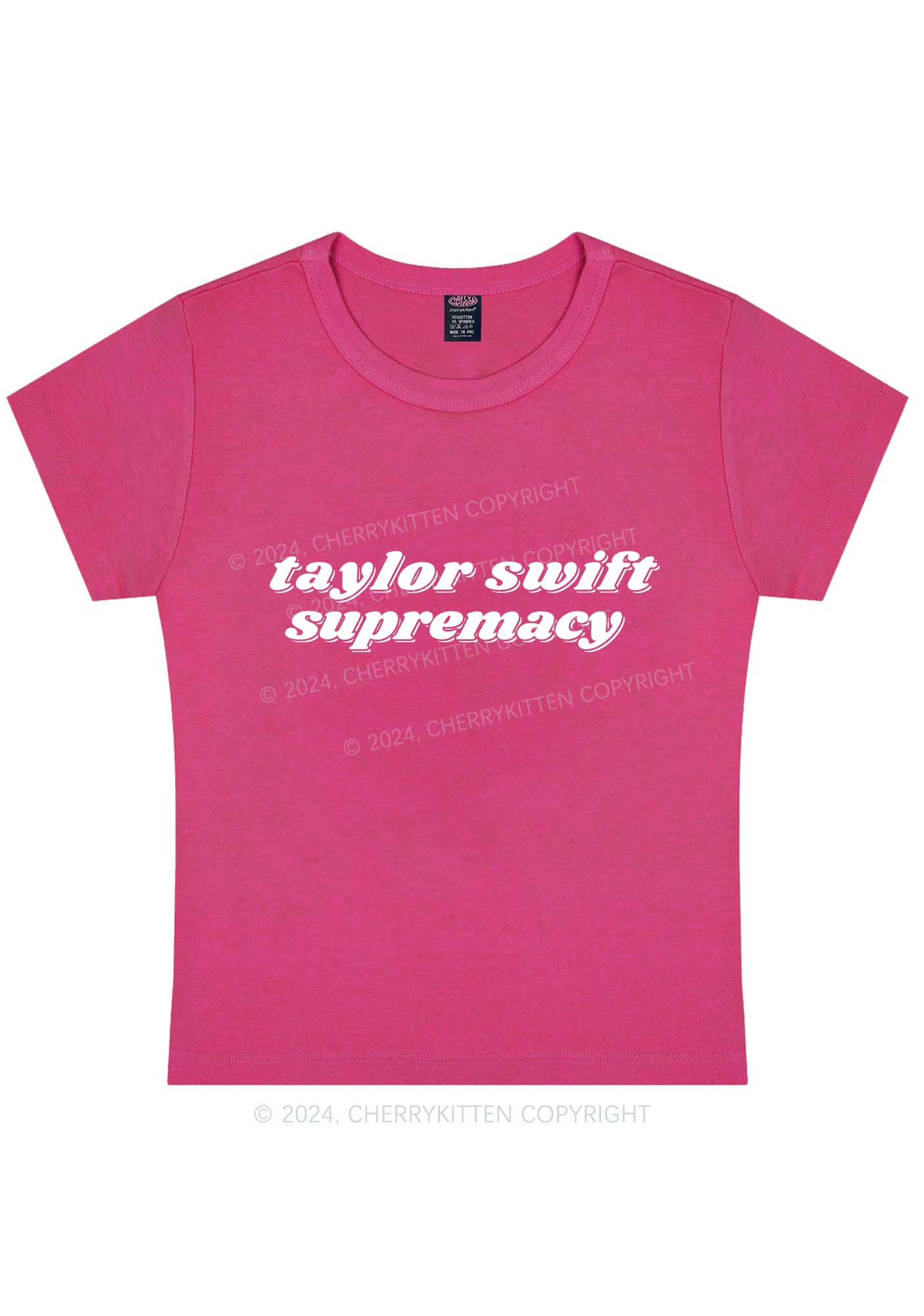 TS Supremacy Y2K Baby Tee Cherrykitten