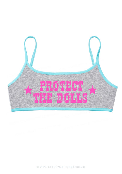 Protect The Dolls Y2K Super Crop Cami Cherrykitten