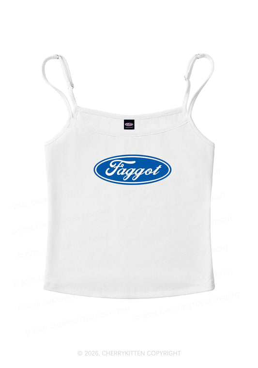 Faggot Pride Y2K Spaghetti Strap Cami Cherrykitten