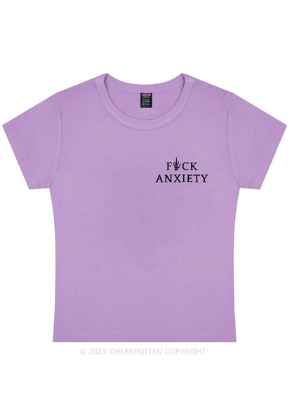 Curvy Fxxk Anxiety Skeleton Hand Y2K Baby Tee Cherrykitten