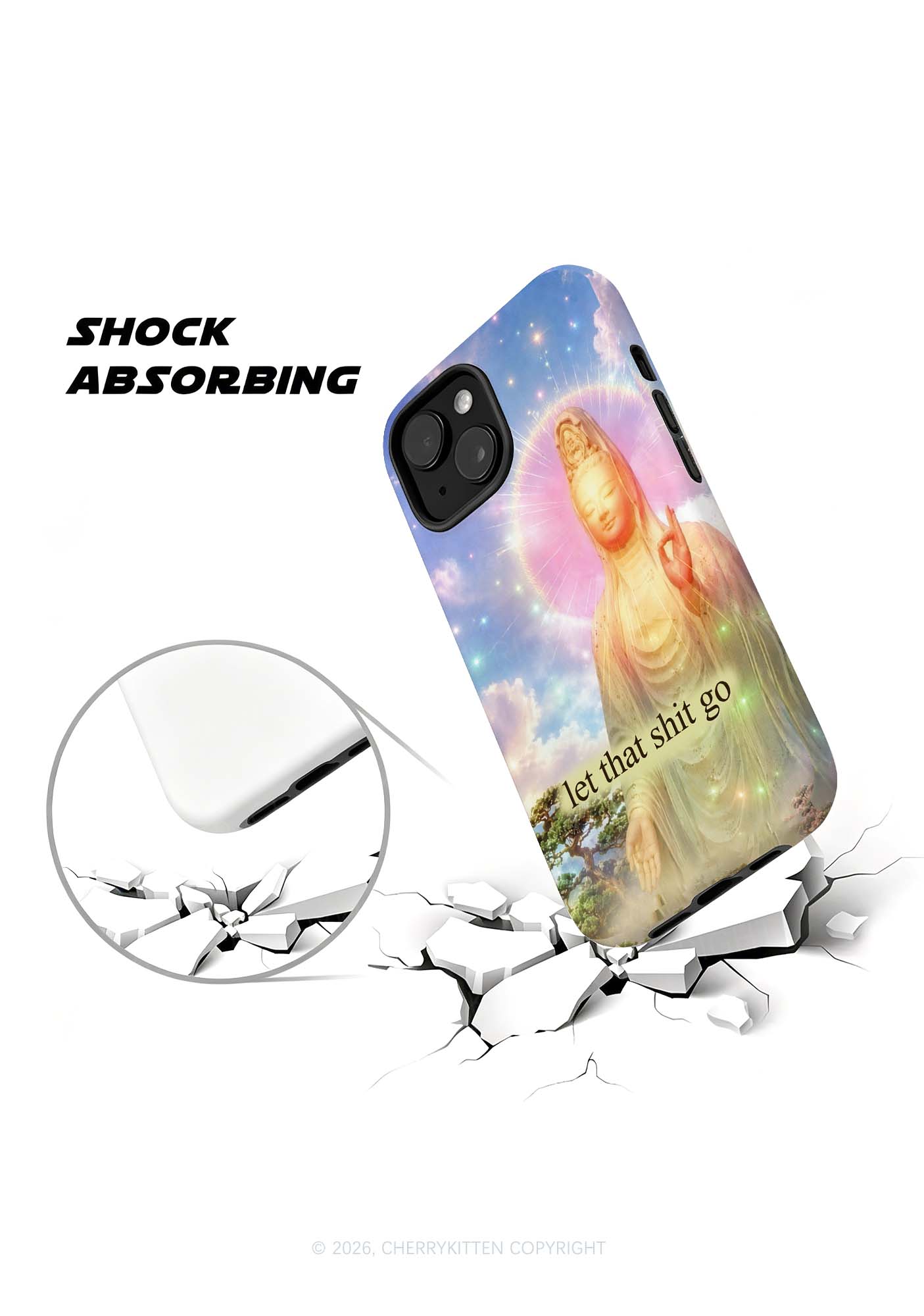 Let That Shxt Go Y2K Phone Case Cherrykitten