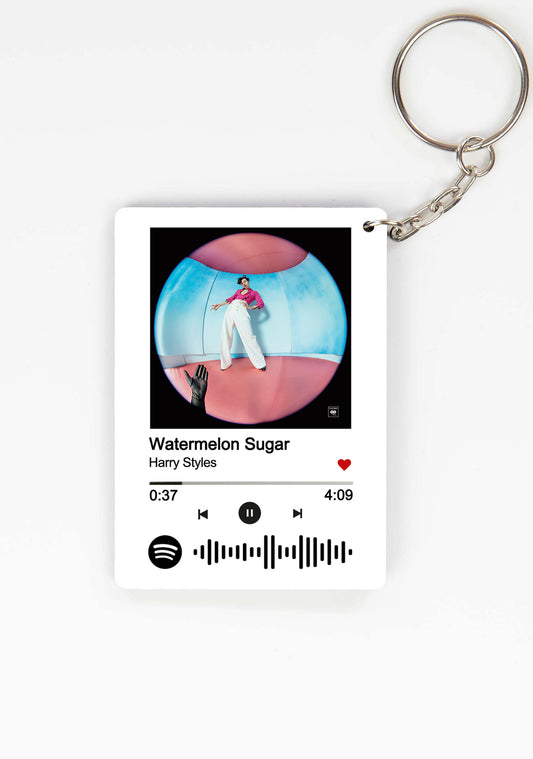 Custom Photo&Spotify Code Music Keyring