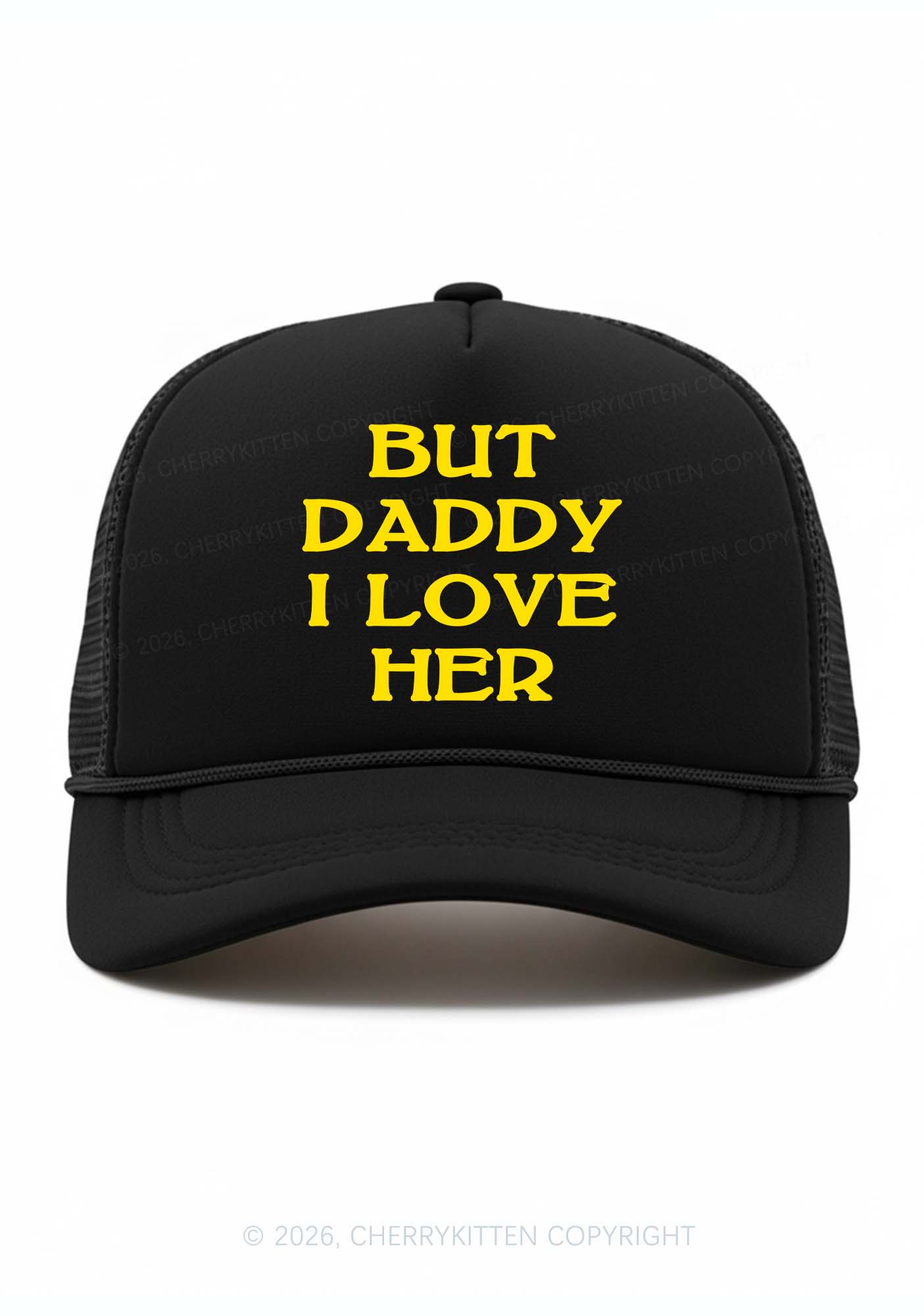 But Daddy I Love Her Pride Y2K Trucker Hat Cherrykitten