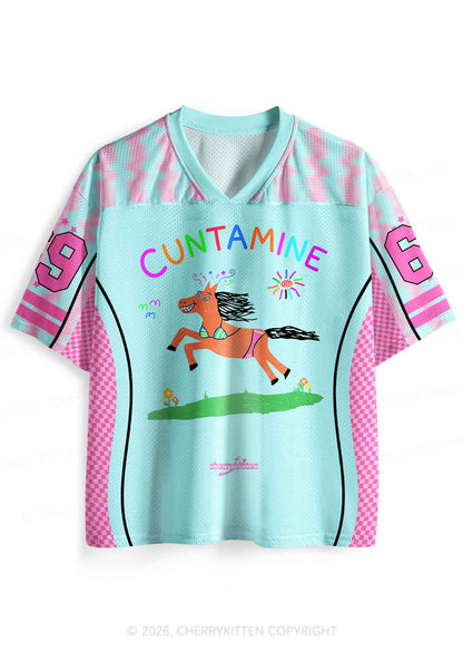 Cxxtamine Pony Y2K Sport Jersey Shirts Cherrykitten