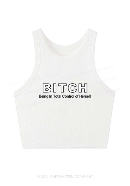 Bxxch Meaning Y2K Crop Tank Top Cherrykitten