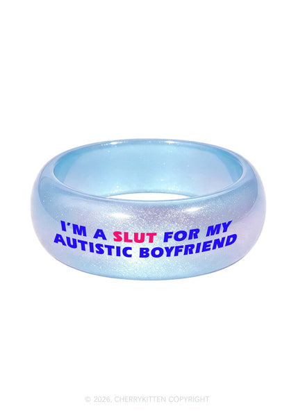 Slxt For My Autistic BF Y2K Cuff Bangle Cherrykitten