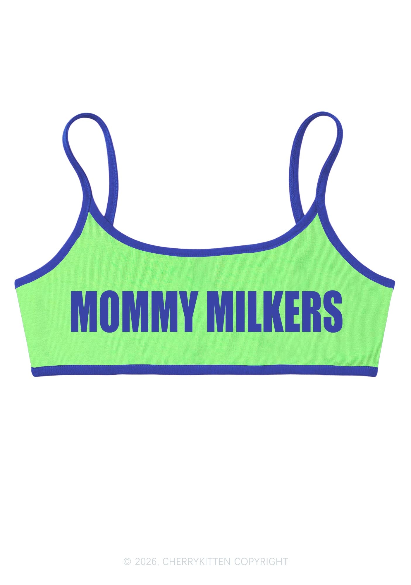 Mommy Milkers Y2K Super Crop Cami Cherrykitten