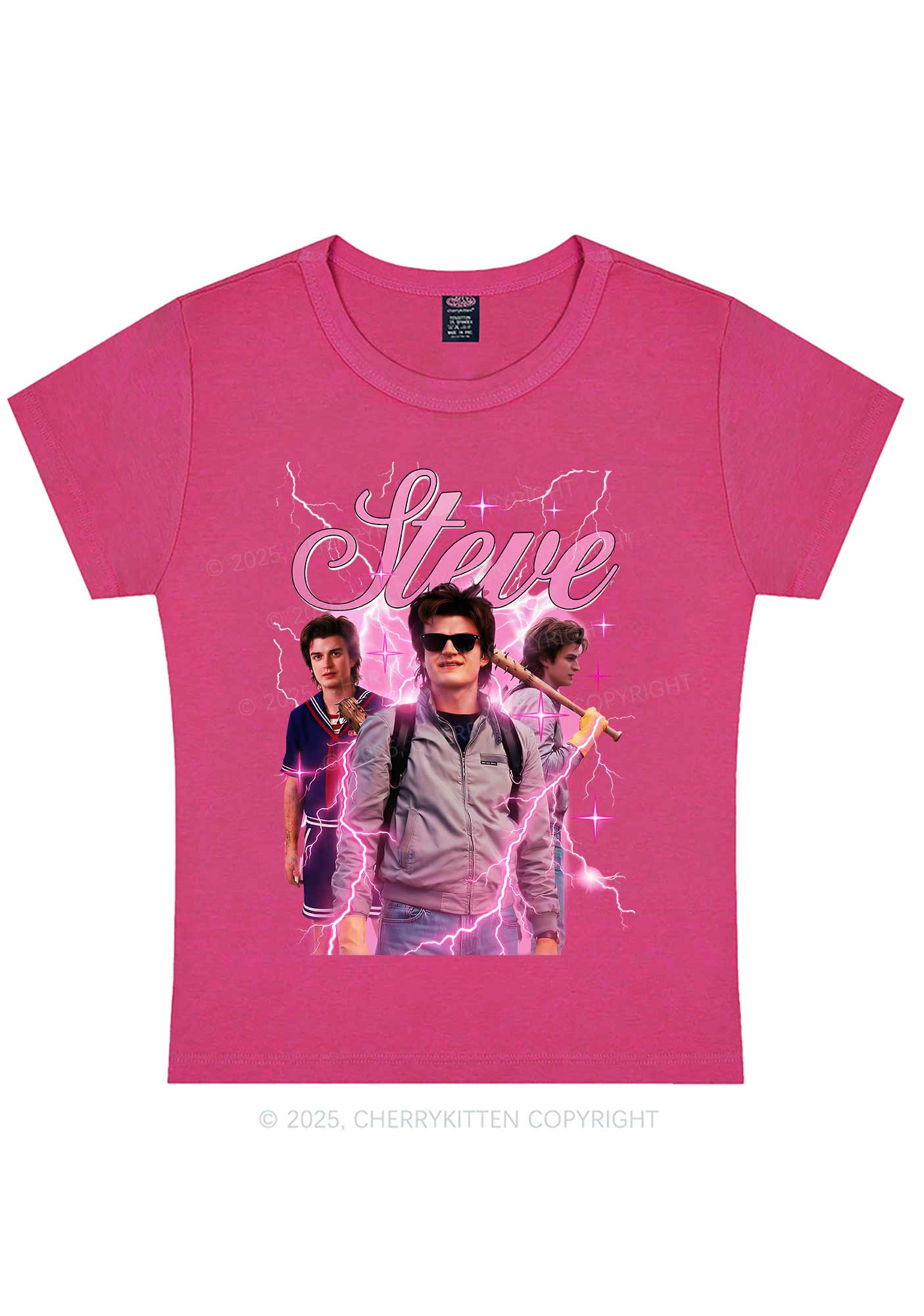 SH Pastel Spark Y2K Baby Tee Cherrykitten