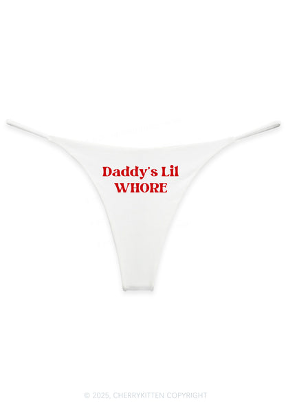 Daddys Lil Hore Y2K Bikini String Thong Cherrykitten
