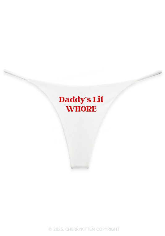 Daddys Lil Hore Y2K Bikini String Thong Cherrykitten