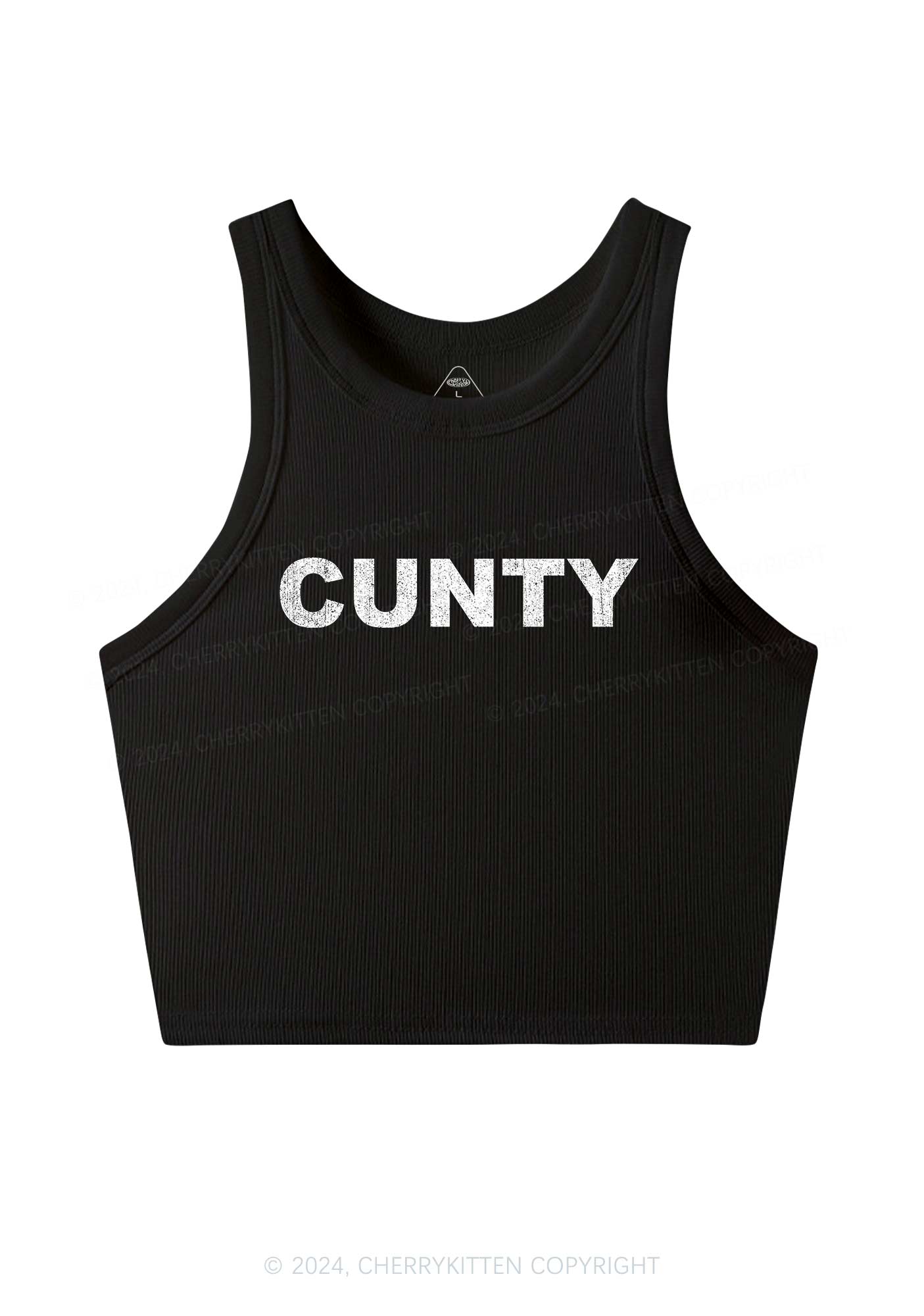 Cunty Y2K Crop Tank Top Cherrykitten