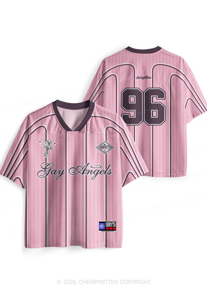 Gay Angels Pride Y2K Sport Jersey Shirts Cherrykitten