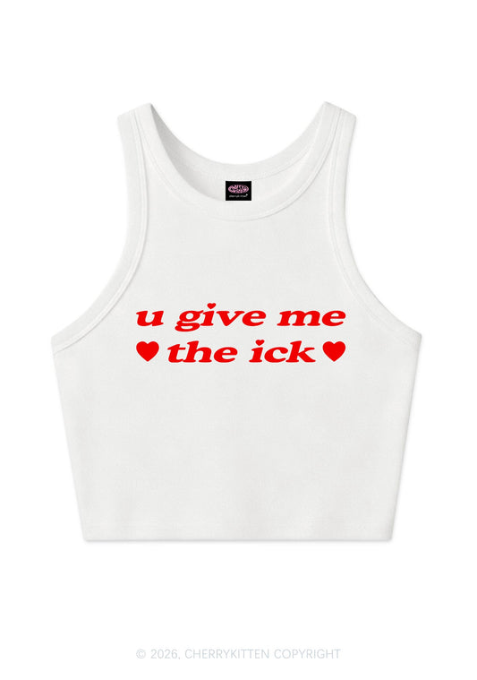 Give Me Ick Y2K Crop Tank Top Cherrykitten