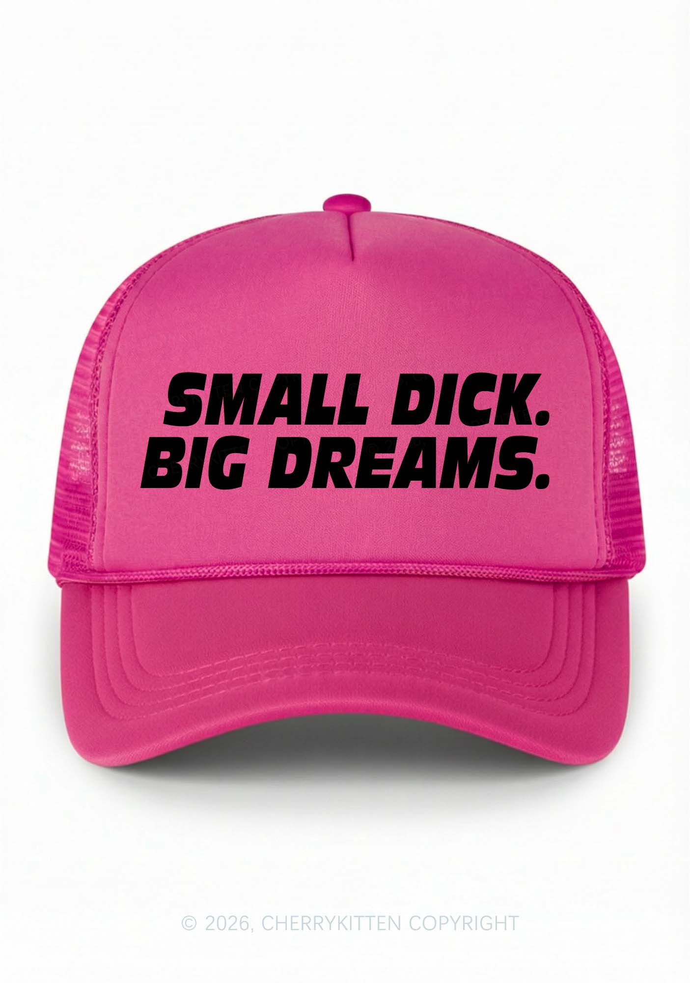 Small Dxxk Big Dreams Y2K Trucker Hat Cherrykitten
