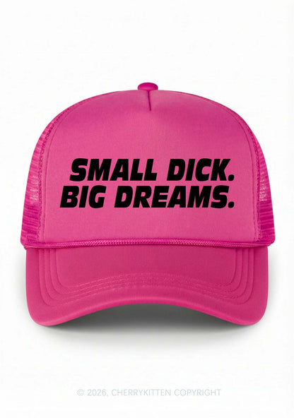 Small Dxxk Big Dreams Y2K Trucker Hat Cherrykitten