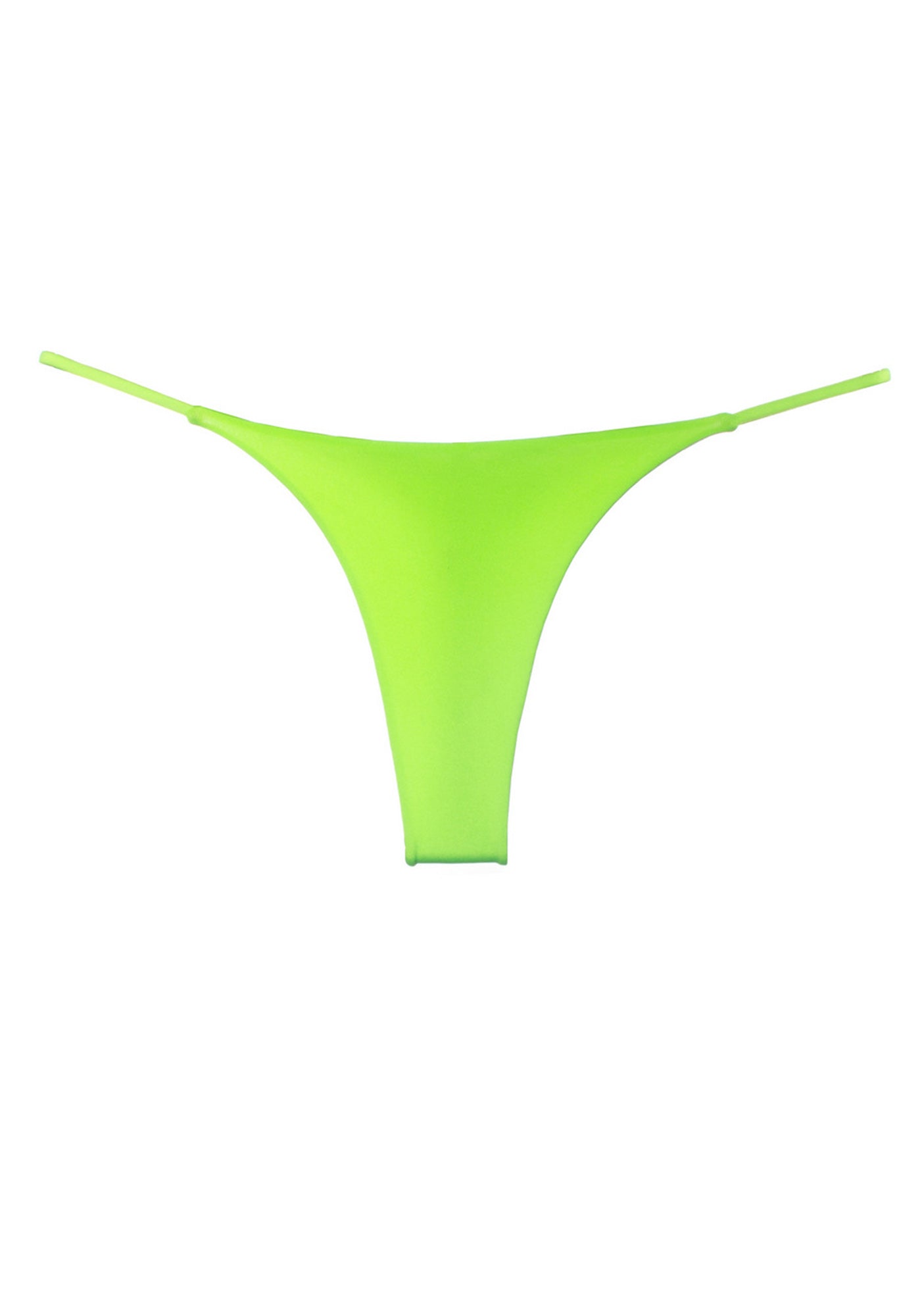 Y2K Fluorescent Green Low Rise Thong Cherrykitten