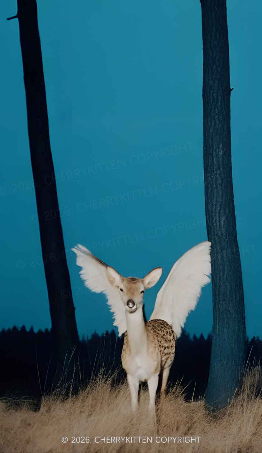 Winged Deer Y2K Phone Case Cherrykitten
