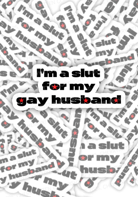 Slxt For Gay Husband Pride 1Pc Y2K Sticker Cherrykitten