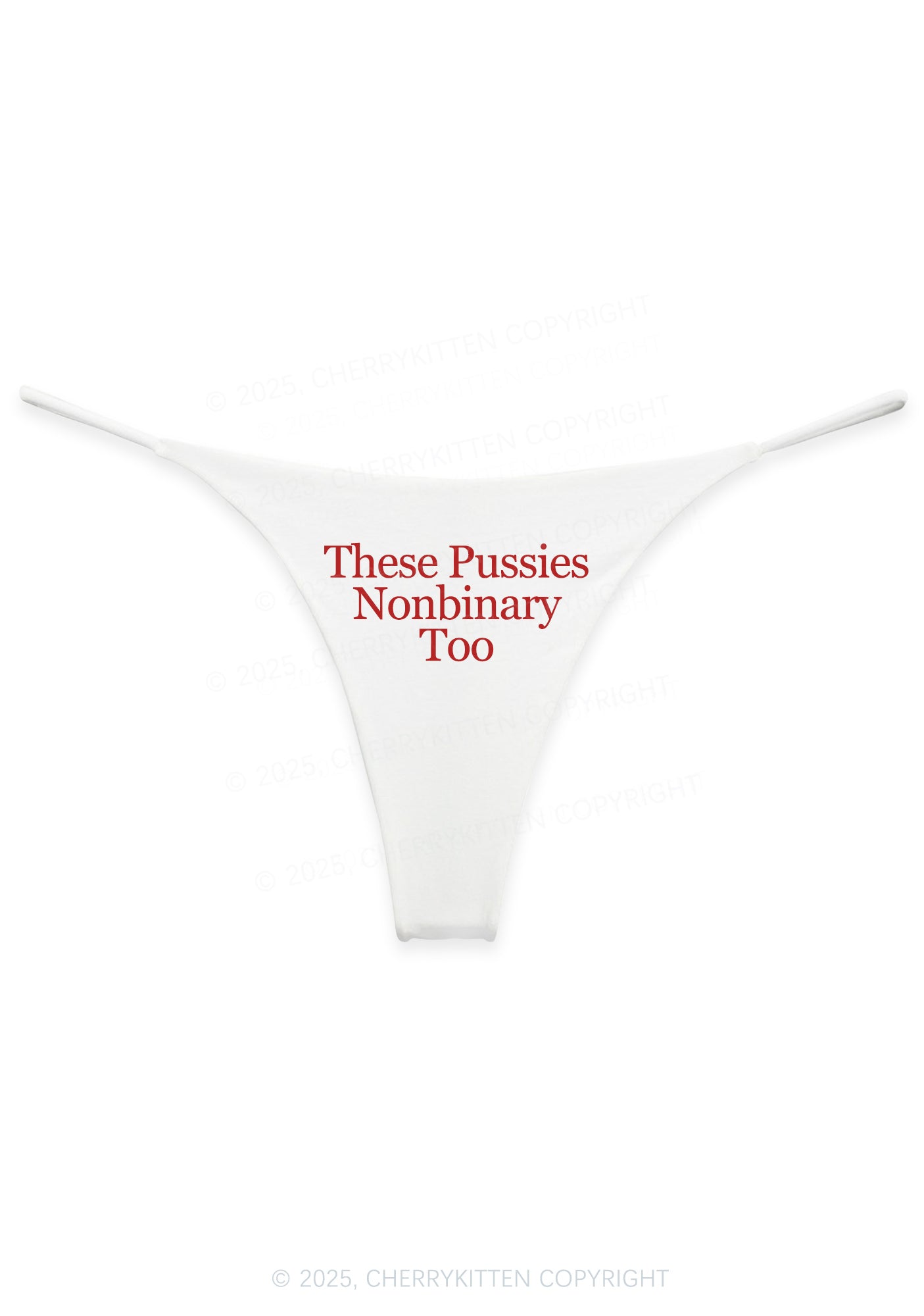 Puxxy Nonbinary Too Y2K Bikini String Thong Cherrykitten