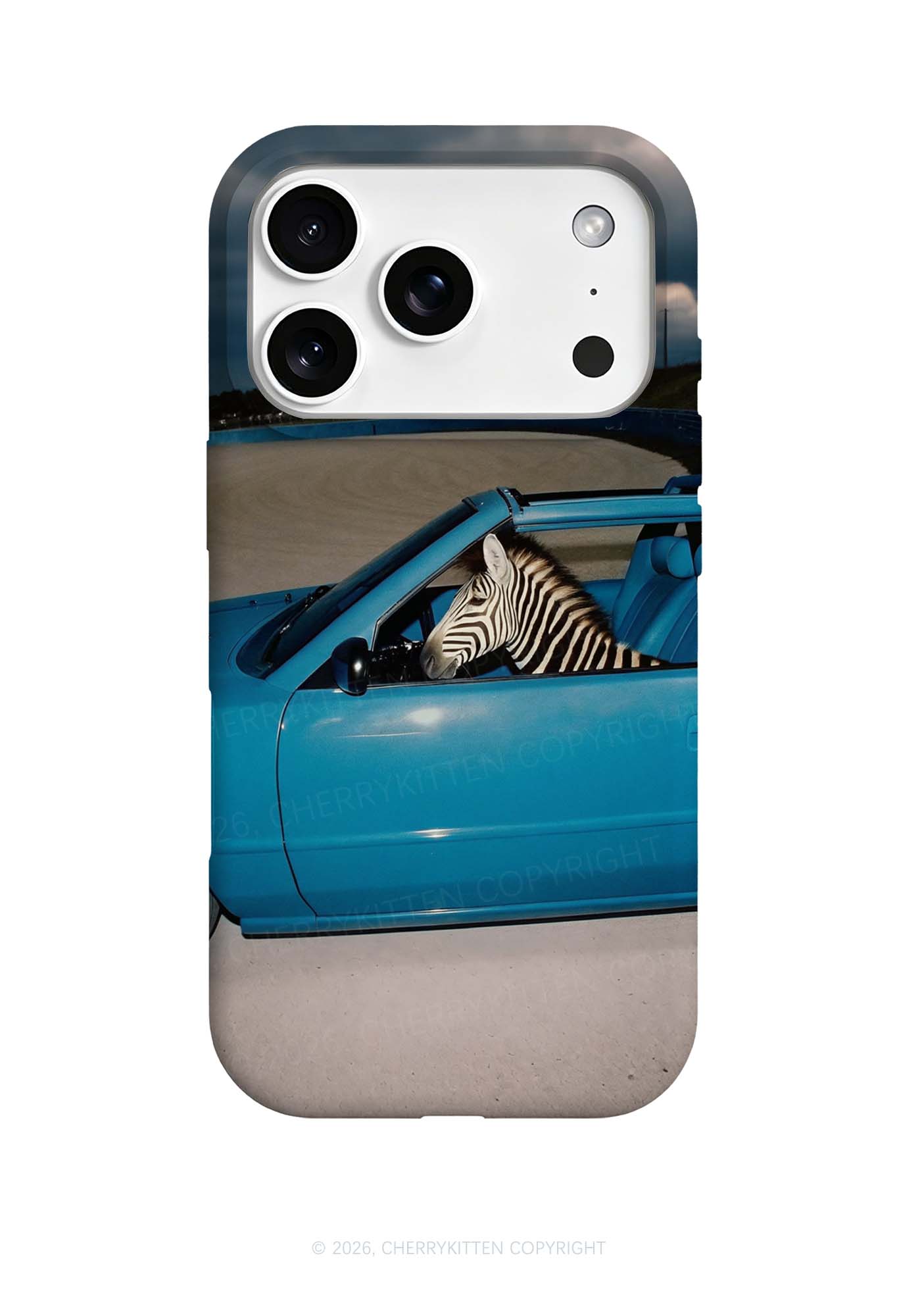 Zebra Driver Y2K Phone Case Cherrykitten