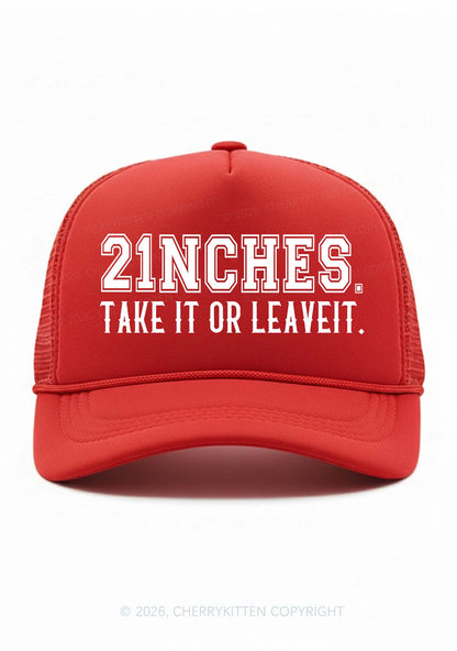 Take It Or Leave It Y2K Trucker Hat Cherrykitten