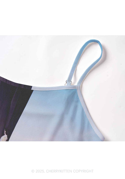 Kitten Camping Y2K Mesh Cami Tank Cherrykitten