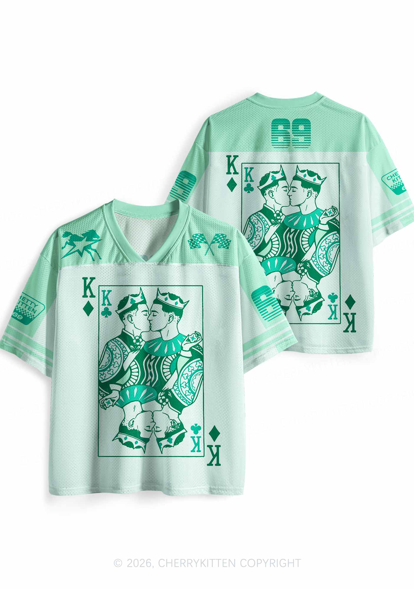 Gay King Pride Y2K Sport Jersey Shirts Cherrykitten