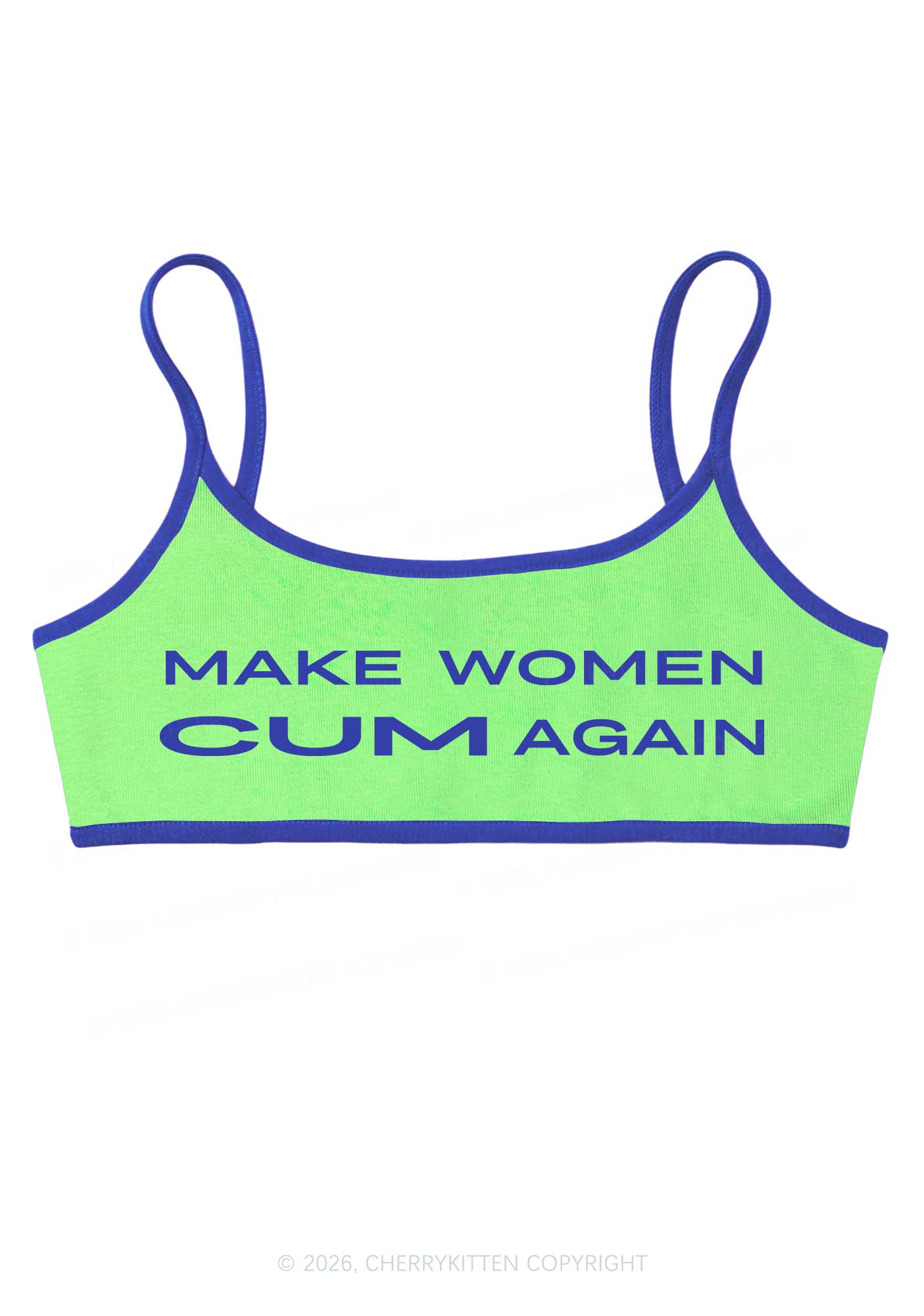 Make Women Cxm Again Y2K Super Crop Cami Cherrykitten