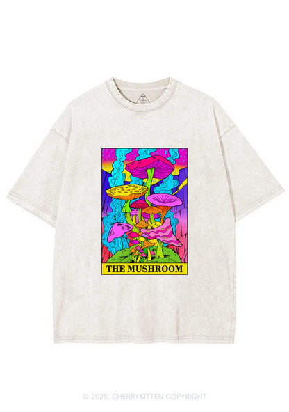 The Mushroom Y2K Washed Tee Cherrykitten