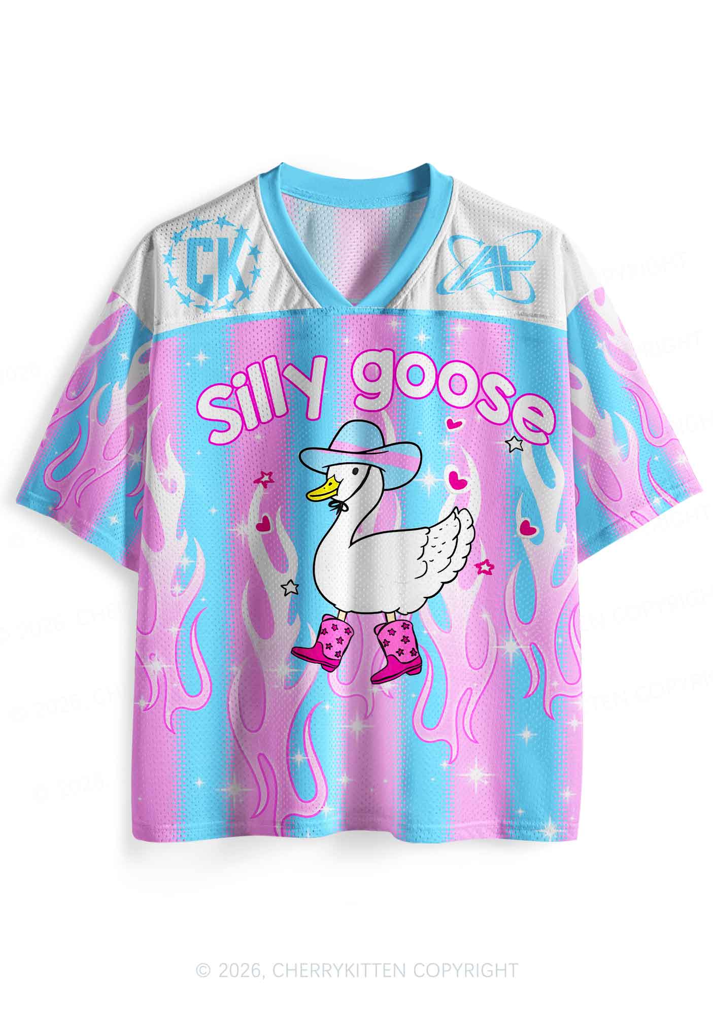 Trans Silly Goose Pride Y2K Sport Jersey Shirts Cherrykitten