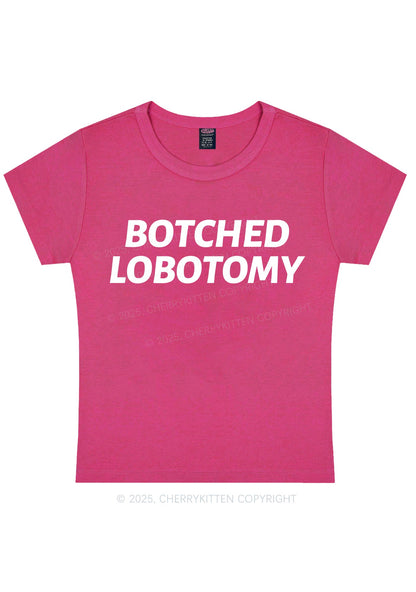 Botched Lobotomy Y2K Baby Tee Cherrykitten