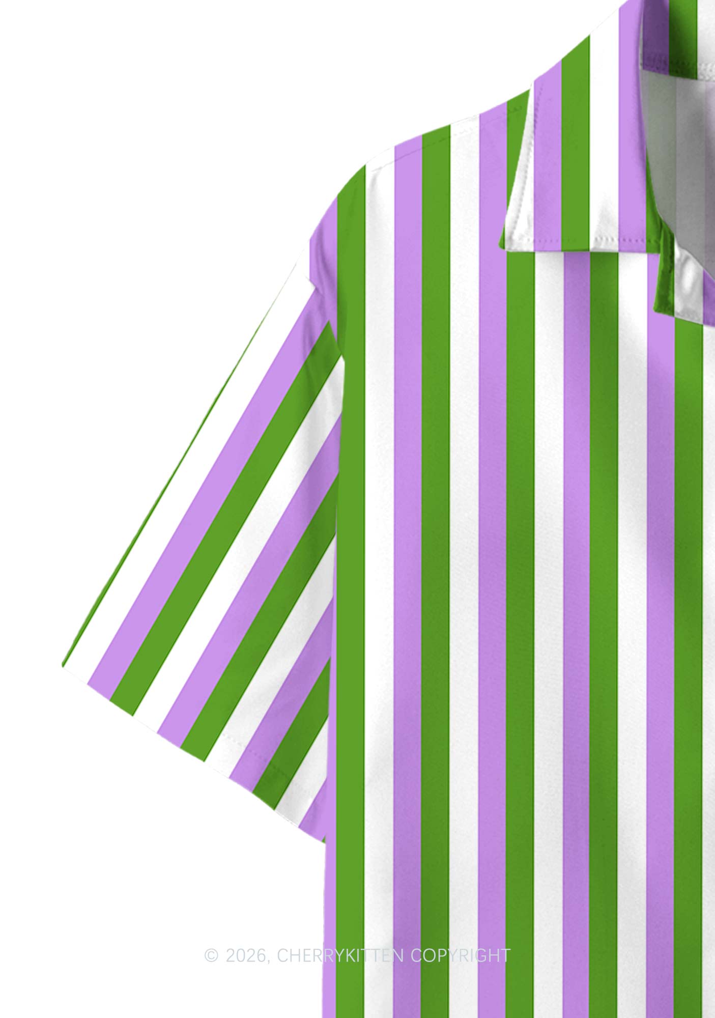 Genderqueer Flag Pride Y2K Print Shirt Cherrykitten