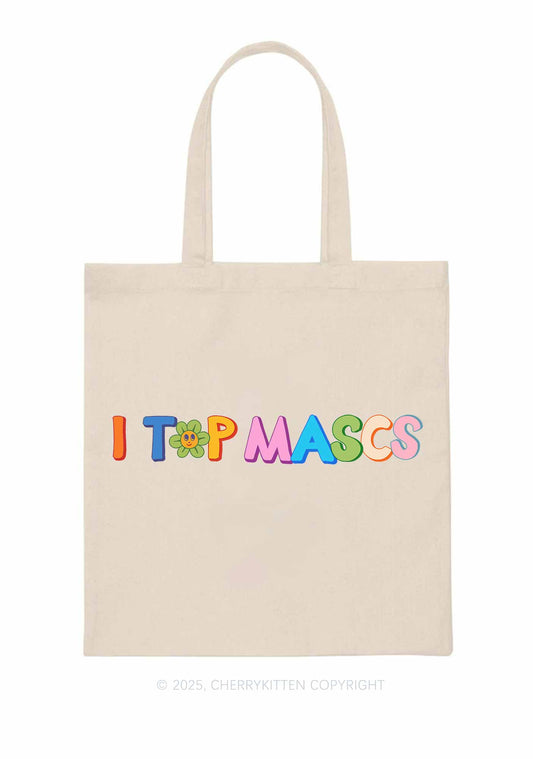 I Top Mascs Pride Y2K Canvas Tote Bag Cherrykitten