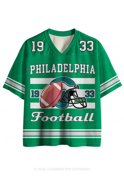 Custom Philadelphia Football Team Super Bowl Y2K Sport Jersey Shirts Cherrykitten