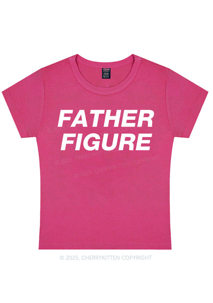 Curvy Father Figure Y2K Baby Tee Cherrykitten