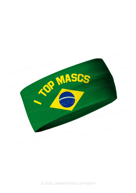 I Top Mascs Pride Y2K Print Headband Cherrykitten