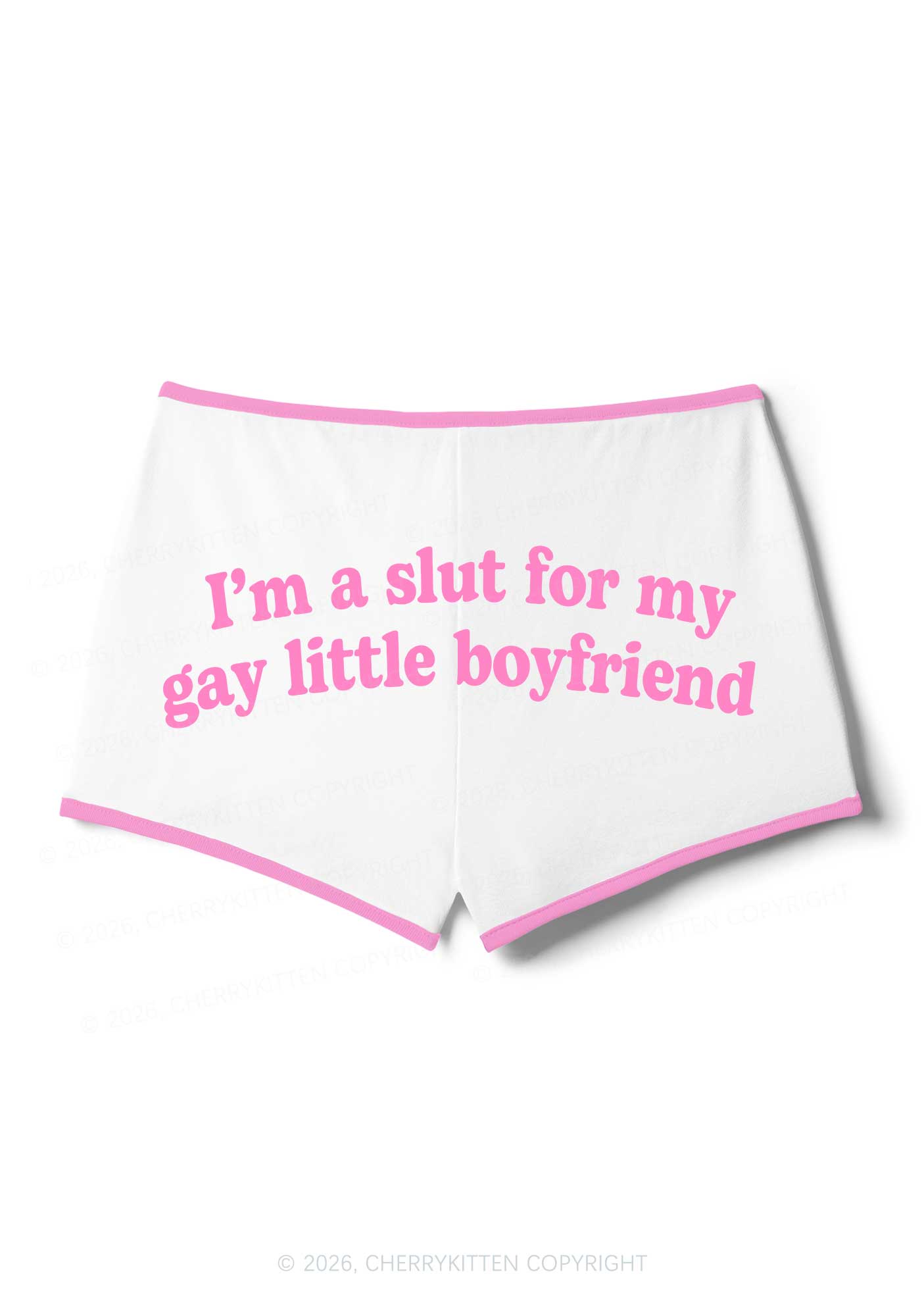 Slxt For My Gay BF Valentine's Day Y2K Booty Shorts Cherrykitten