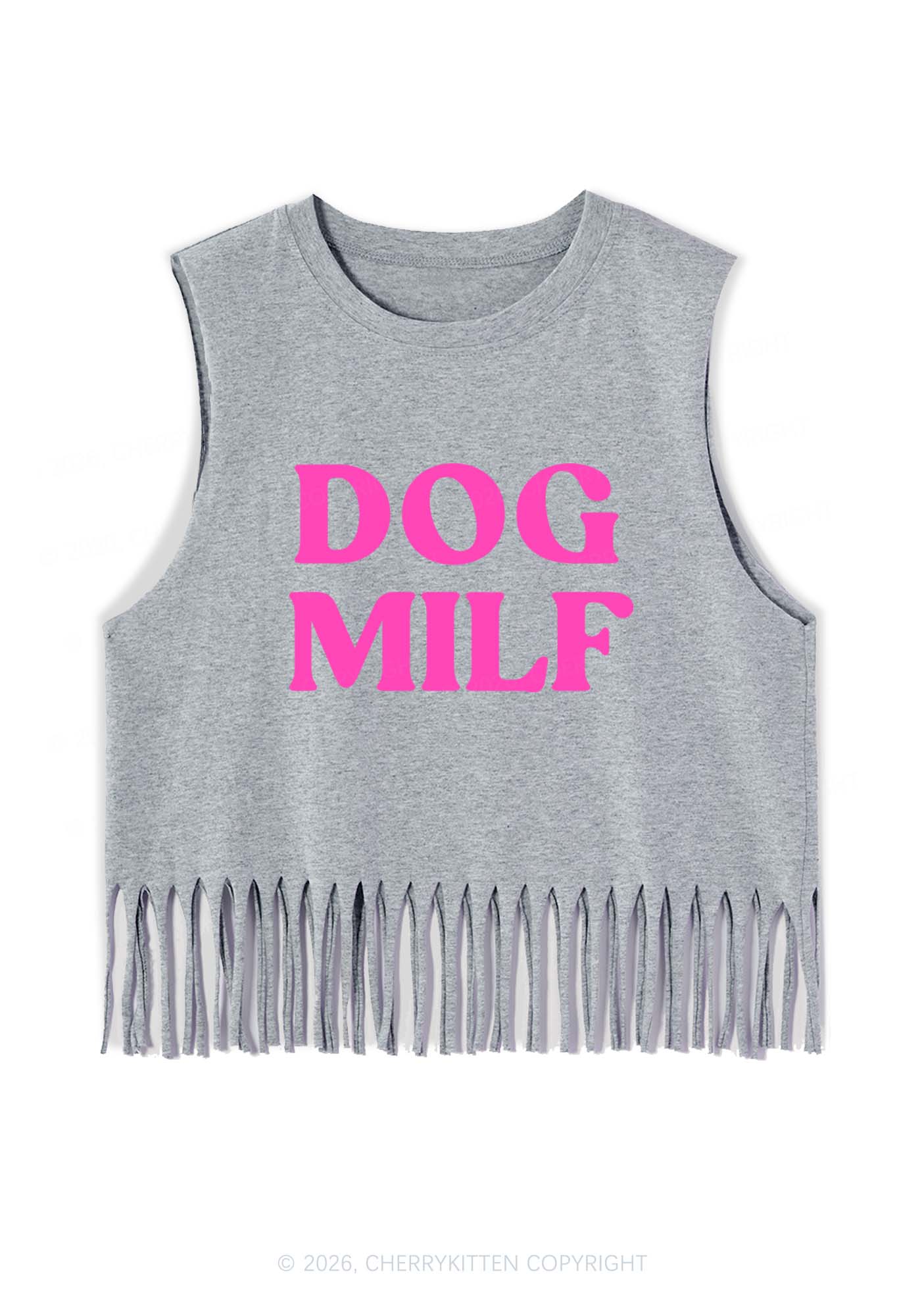 Dog Mxxf Y2K Fringe Tank Top Cherrykitten