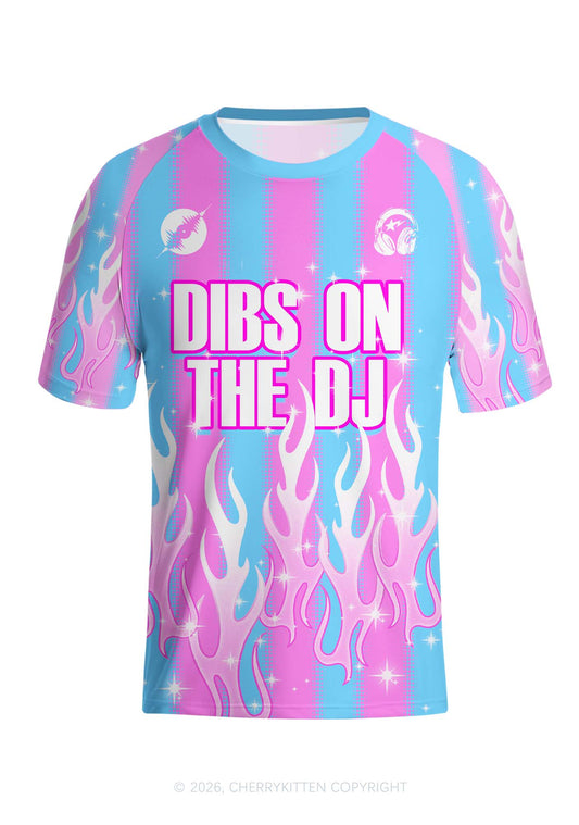Dibs On The DJ Y2K Football Jersey Shirts Cherrykitten