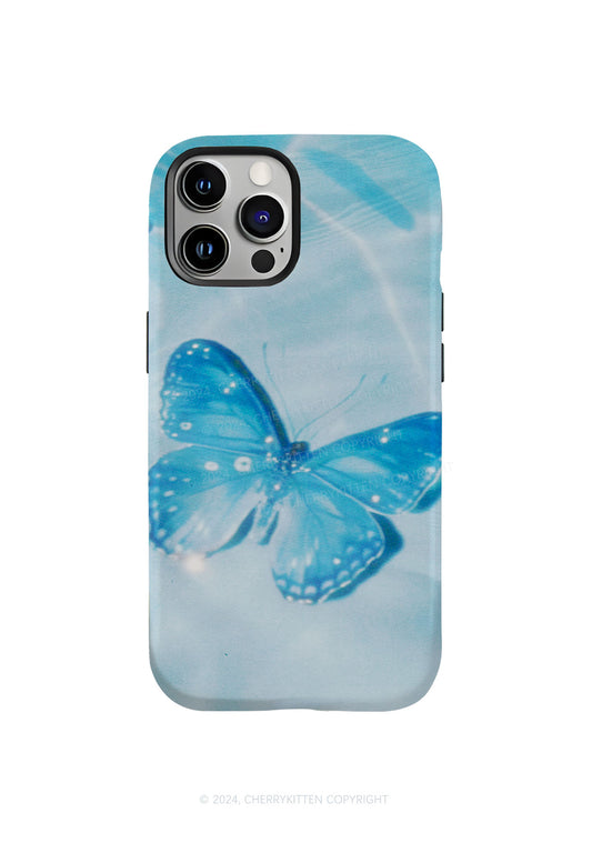 Blue Butterfly Y2K Phone Case Cherrykitten