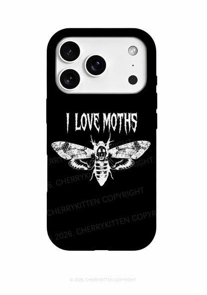 Halloween I Love Moths Y2K Phone Case Cherrykitten